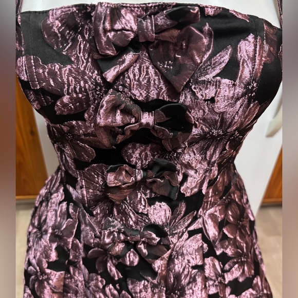 Dolls Kill Pink and Black Halter Dress - Picture 2 of 4